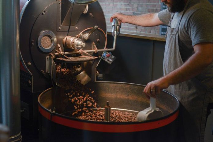 Rang hat roasting cocoa